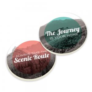 CAR COASTER PACK Scenic Rout