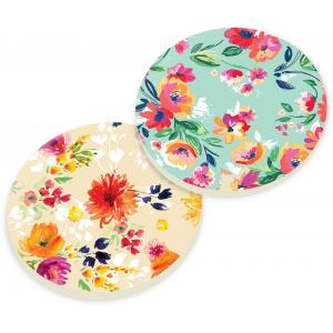 CAR COASTER PACK Floral