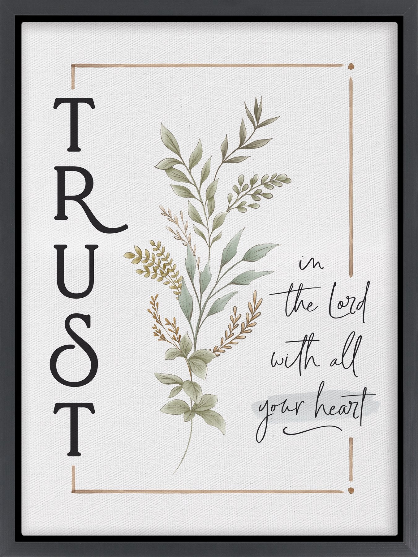 Trust In The Lord Wall Decor