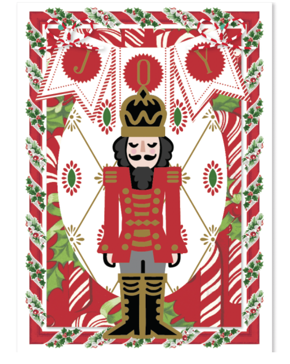 Nutcracker Boxed Christmas Card Set