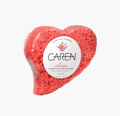 Red Cocoa Shower Sponge