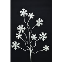 30” Glitter Snowflake Spray