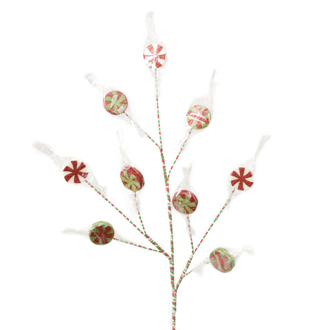 30” SWEET STRIPES PEPPERMINT CANDY SPRAY