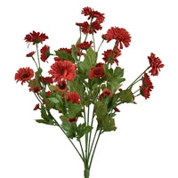 19” MINI GERBERA DAISY BUSH - RED