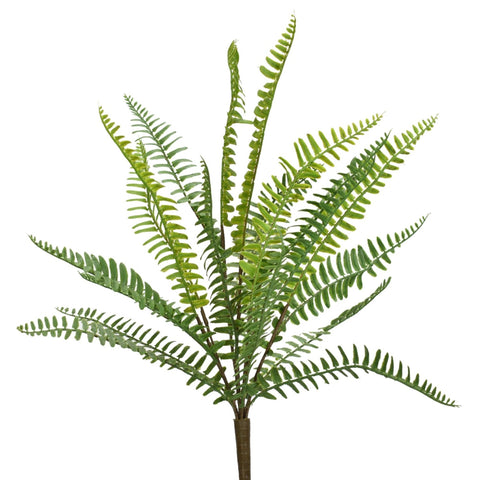 18" UV Resist Natural Touch Ladder Fern Bush