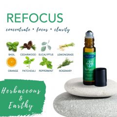 Roll-On Essential Oil Refocus Blend Roll-On