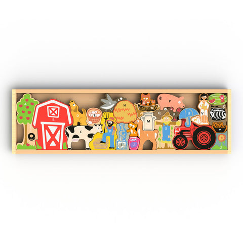 Farm A to Z Puzzle Set