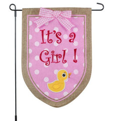 JEC Garden Flag- It's a girl/boy