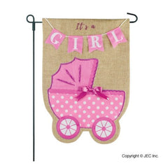 JEC Garden Flag- It's a girl/boy