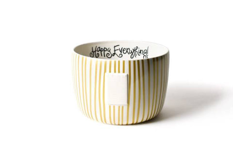 Gold Stripe Big Bowl
