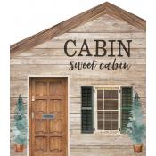 Cabin Sweet Cabin wood sign