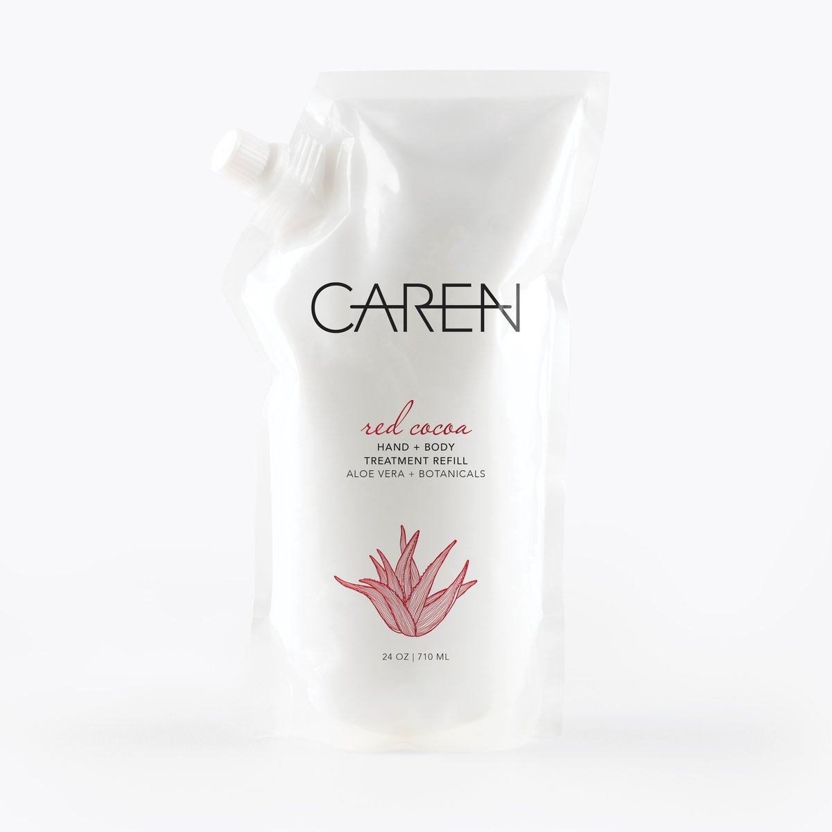 Caren Hand Treatment - Red Cocoa - 24 oz Refillable Pouch