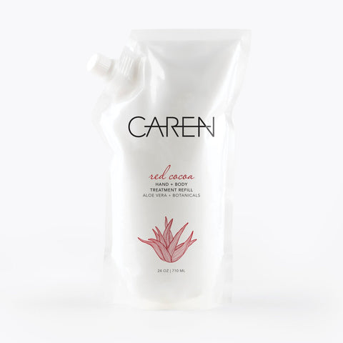 Caren Hand Treatment - Red Cocoa - 24 oz Refillable Pouch