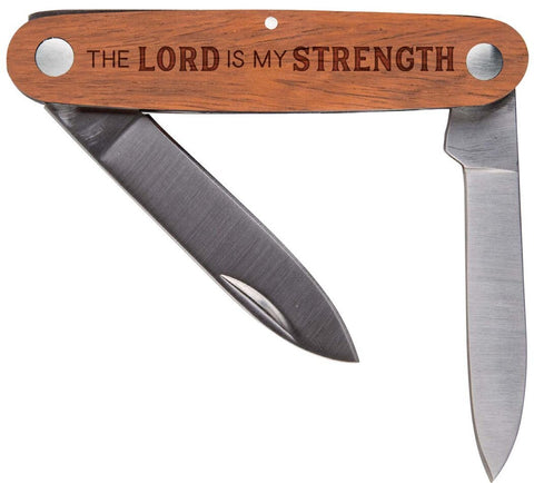 THE LORD IS MY STRENGTH KNIFE