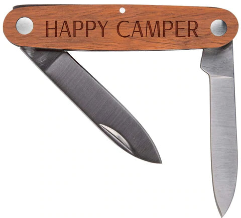 HAPPY CAMPER POCKET KNIFE