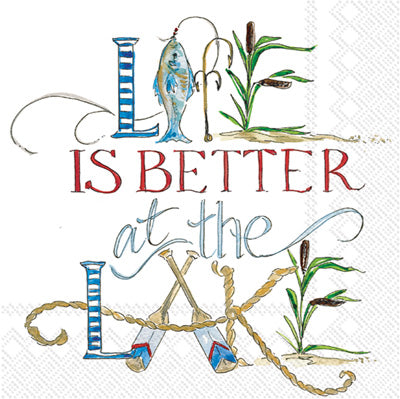LAKE LIFE LUNCH NAPKIN