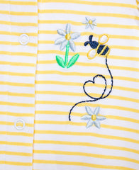 Bee Blossoms 2-Pack Rompers