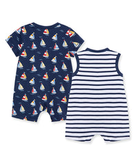 Sailboat 2-Pack Rompers