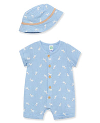 Puppies Romper & Hat