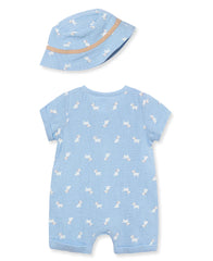 Puppies Romper & Hat