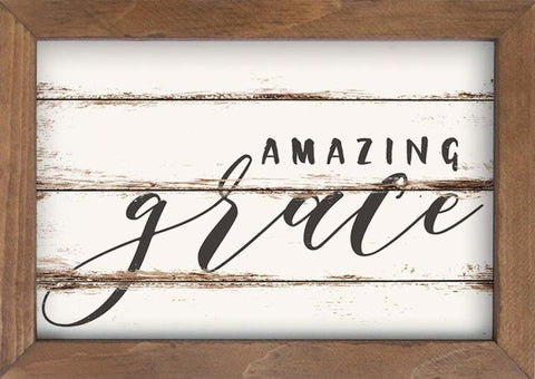 AMAZING GRACE FRAMED ART
