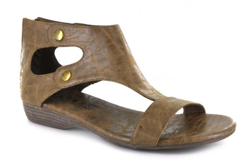 Transitional Cut Out Sandal-Brown