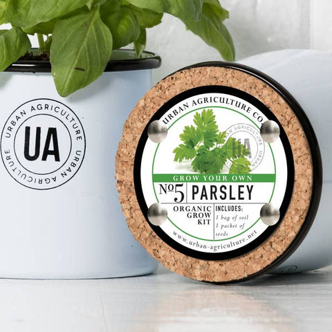 Parsley Enamel Herb Grow Kit