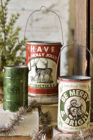 Holly Jolly Buckets | Set/3