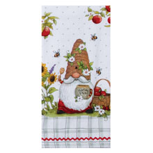 Garden Bee Gnome Dual Purpose Terry Towel