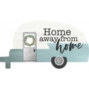 Home Away wood sign