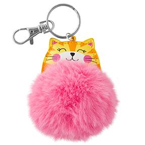 Stephen Joseph Children's Pom Pom Critter Key Chain