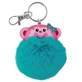 Stephen Joseph Children's Pom Pom Critter Key Chain