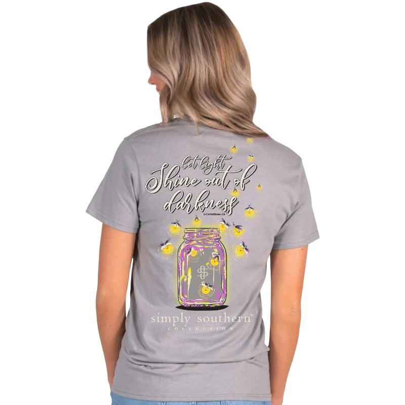 SIMPLY SOUTHERN DARKNESS MASON JAR T-SHIRT