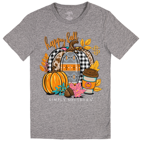 Happy Fall Simply Southern Tee