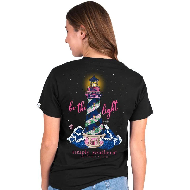 BE THE LIGHT LIGHTHOUSE TSHIRT