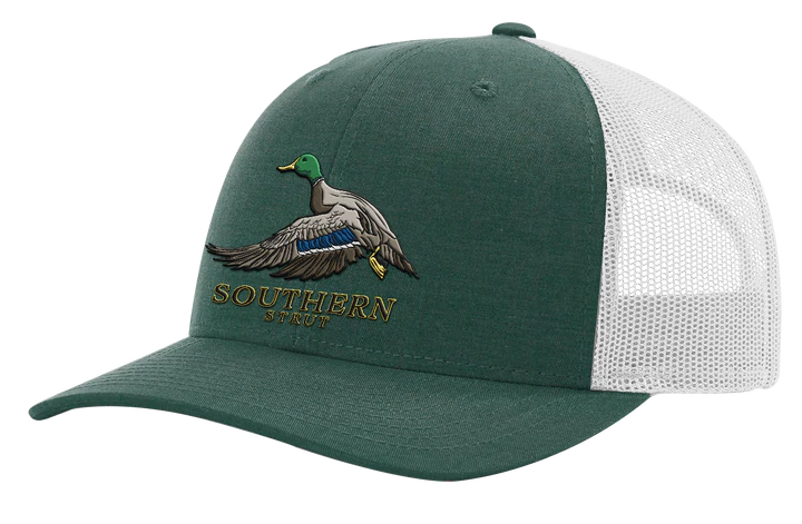 Southern Strut Brand  EMBROIDERED MALLARD Hat