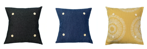 Square Button Pillows