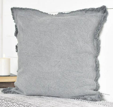 20" DARK GREY PILLOW