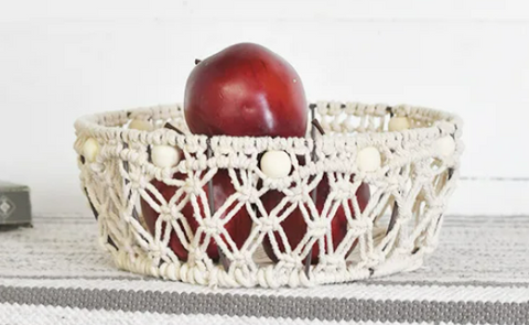 10.6" COTTON & WIRE BASKET