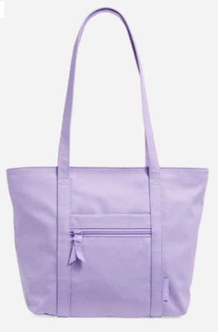 Small Vera Tote Bag Recycled Cotton Lavender Petal