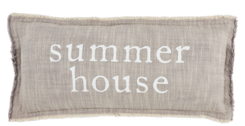 SUMMER HOUSE THROW PILLOW