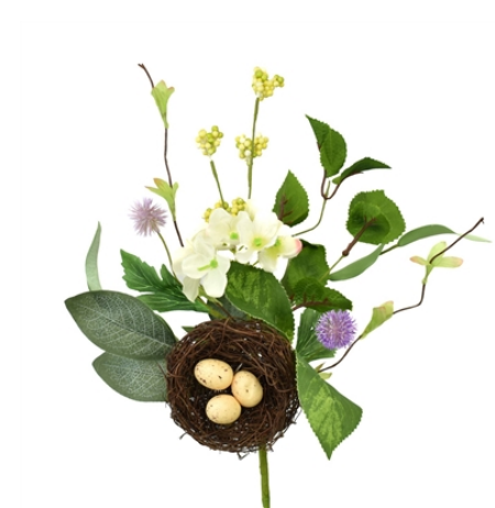 16” WILD FIELDS THISTLE HYDRANGEA PICK