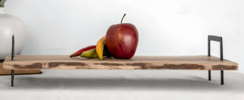 19.69" LIVE EDGE WOOD TRAY