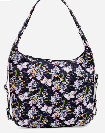 Convertible Backpack Shoulder Bag Bloom Boom Navy