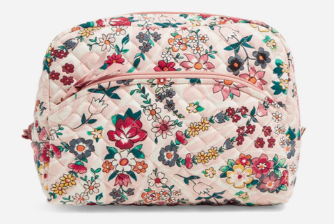 Large Cosmetic in Recycled Cotton-Prairie Paisley