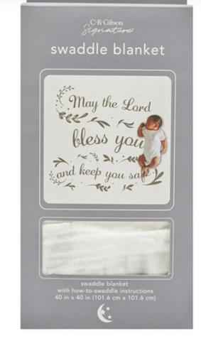 LITTLE BLESSINGS SWADDLE BLANKET