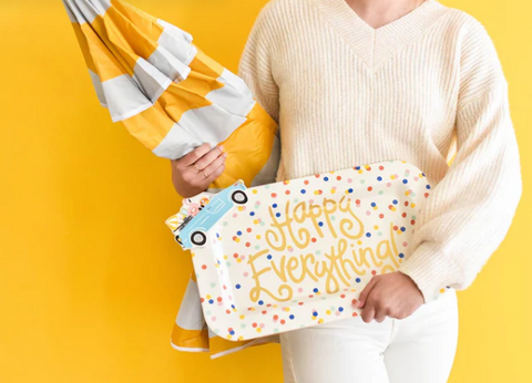 Happy Dot Mini Rectangle Platter
