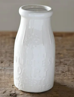 5.5" MILK BOTTLE VASE