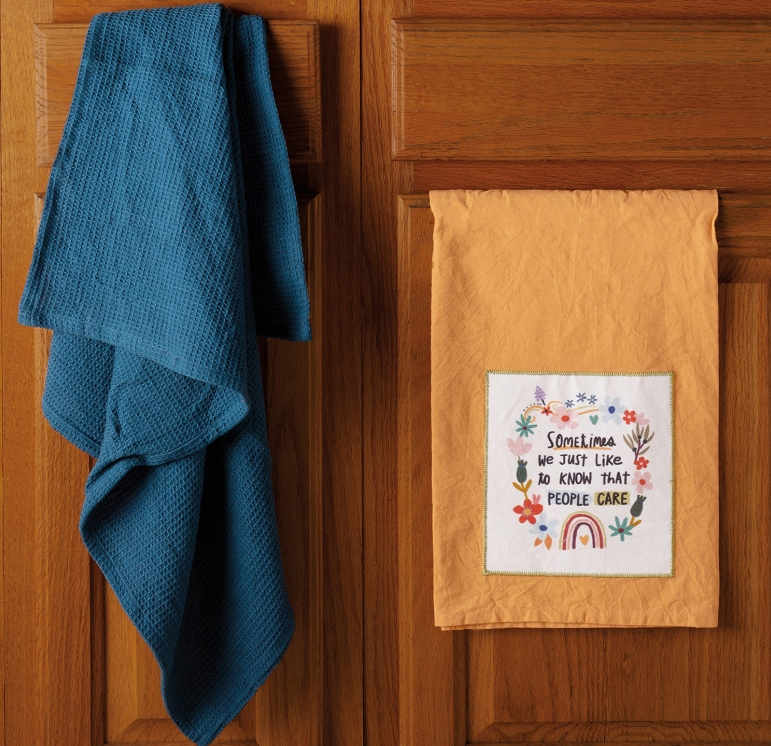 Kitchen Towel Set - Just Like To Know People Care