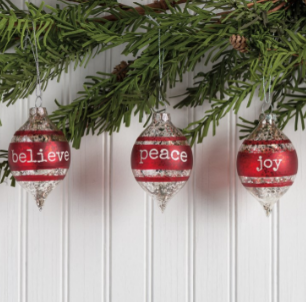 Ornament Set - Joy